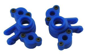 RPM R/C Products RPM73165 BLUE AXLE CARRIERS 1/16 REVO/ SLASH (2)