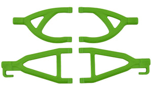 Rear Upper & Lower A-Arm Set (Green) (1/16 E-Revo)