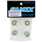Samix SCX-6 Aluminum Hex Adapter (Green) (4) (9mm) SAMSCX6-6063-9-GN