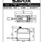 Savox Black Edition High Voltage Brushless Digital Servo 0.065sec / 277oz @ 7.4V SAVSB2271SG-BE