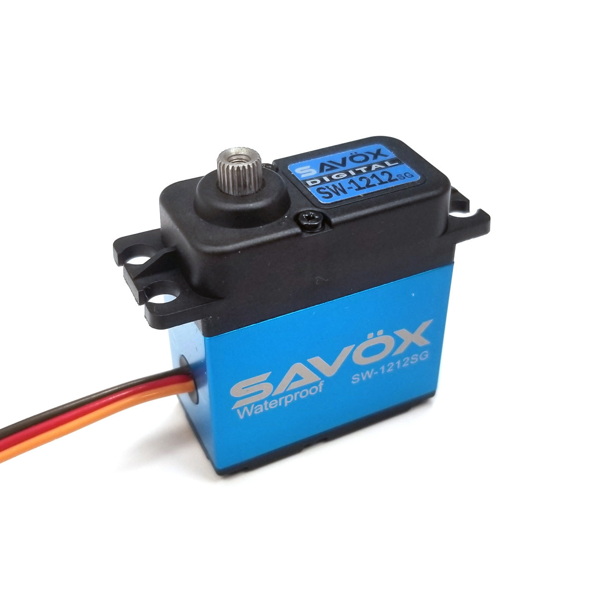 Savox Waterproof Aluminum Case Steel Gear Digital Servo (High Voltage) SAVSW1212SG