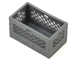 Double Wide Milk Crate (Grey)