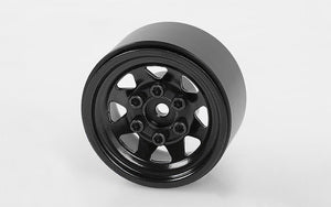 Stamped Steel 1.0 Stock Beadlock Wheel, Black (4) RC4ZW0229 Rc4wd