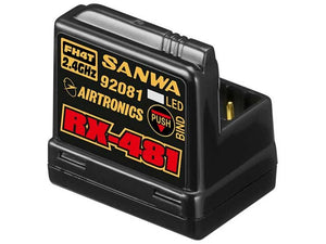 Sanwa SNW107A41258A Sanwa 4-channel RX481 Receiver w/ built-in Antenna