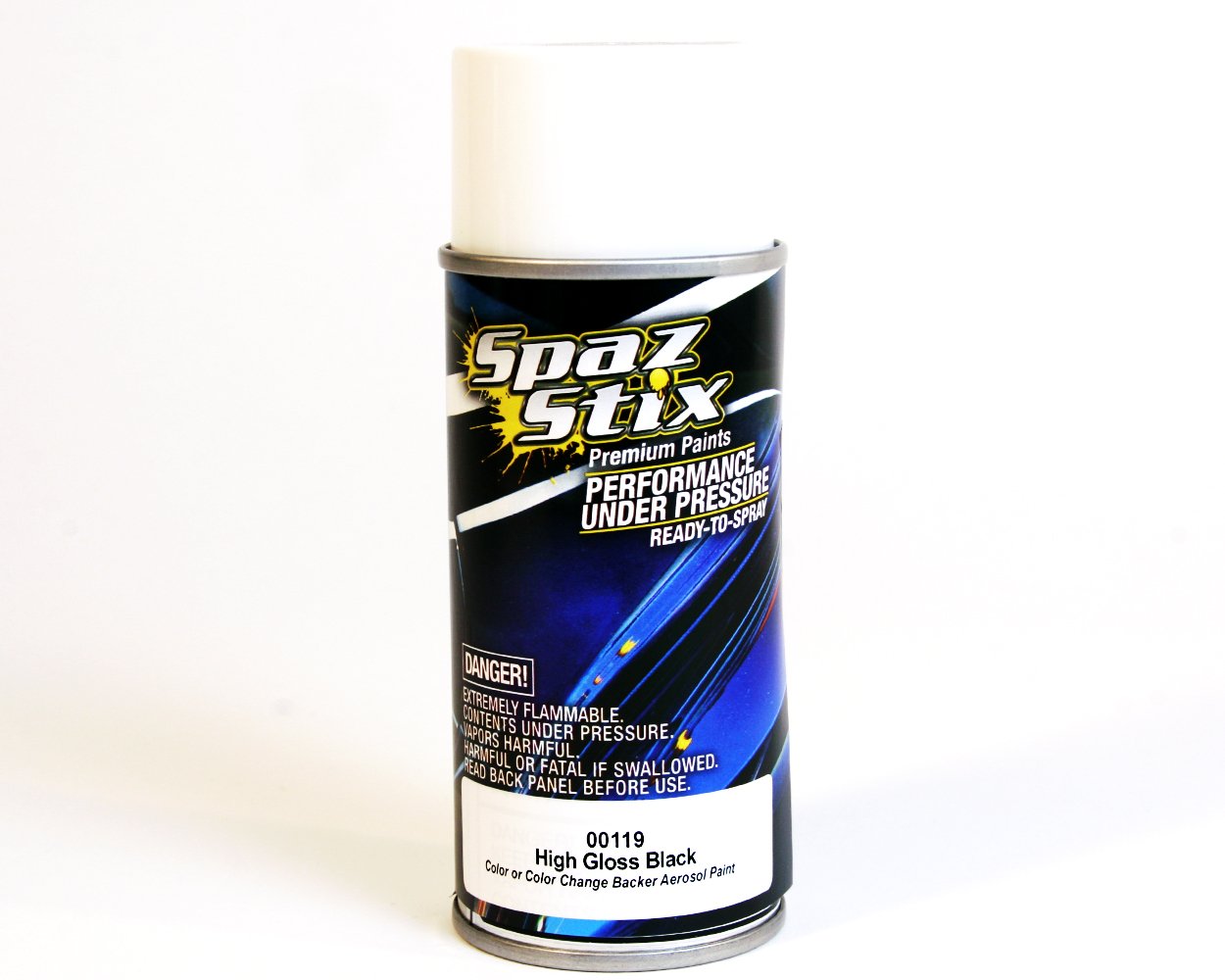 Spaz Stix "High Gloss Black" Backer Spray Paint SZX00119