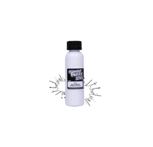 Spaz Stix Solid White/Backer, Airbrush Ready Paint, 2oz Bottle SZX00200