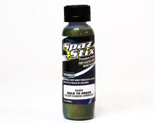 Spaz Stix SZX05400 COLOR CHANGING PAINT GOLD TO GREEN 2OZ