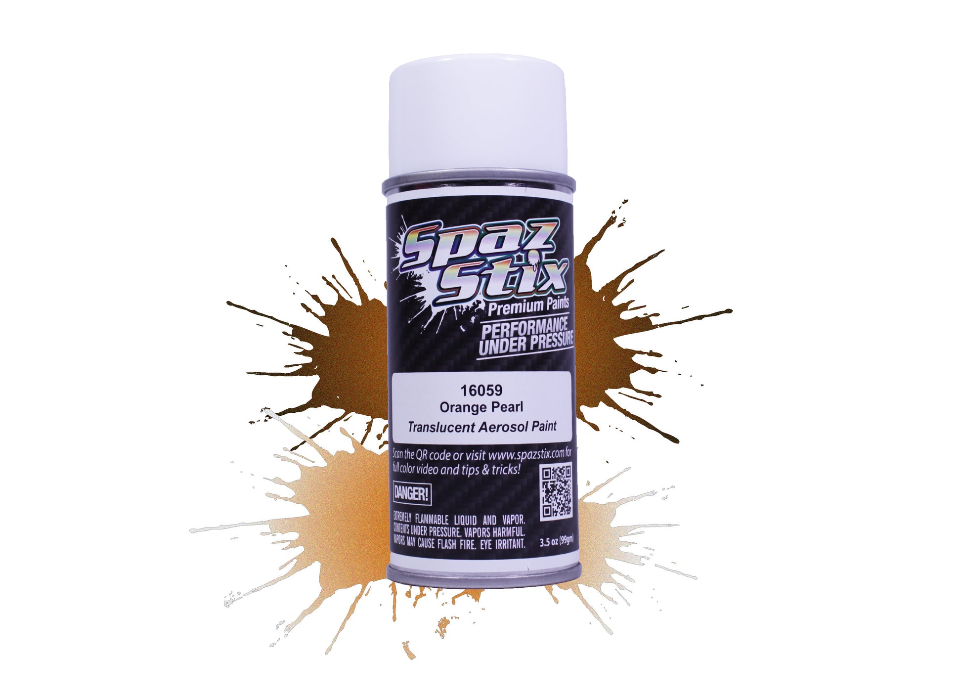 Spaz Stix SZX16059 ORANGE PEARL AEROSOL 3.5OZ