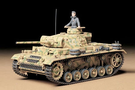 Tamiya 1/35 German Pz. Kpfw III Ausf. L Tank Plastic Model Kit TAM35215