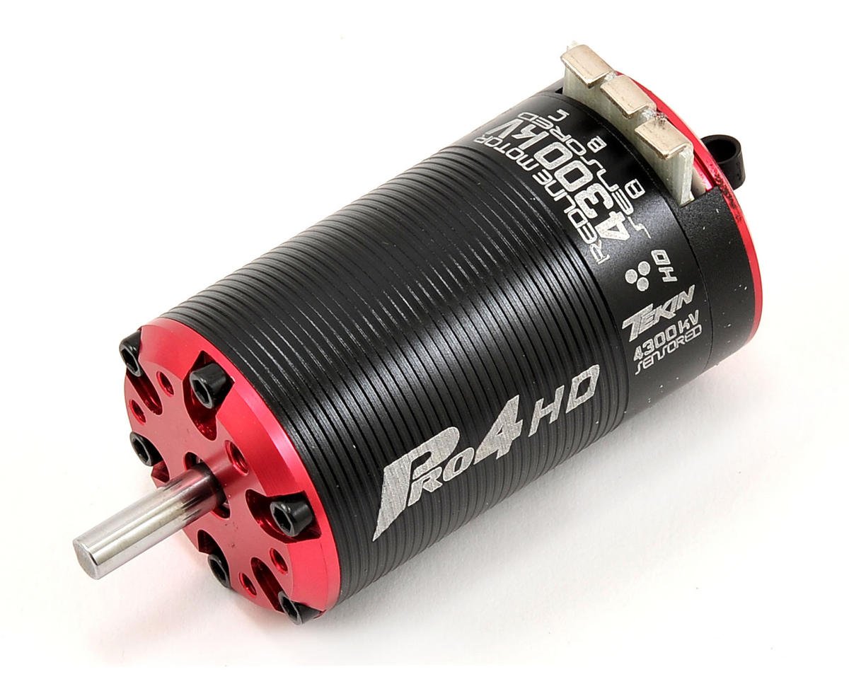 Tekin Pro4 HD 4-Pole Brushless 550 Motor w/5mm Shaft (4,300kV) TEKTT2518