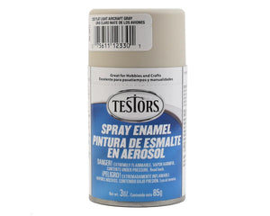 Testors Spray 3 oz Flat Aircraft Gray TES1233T