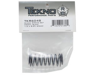 Tekno RC 65mm Front Shock Spring Set (Black) (1.5 x 9.5T) TKR6048