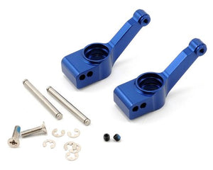 Carriers, Stub Axle (Blue-Anodized 6061-T6 Aluminum) (Rear) (2)