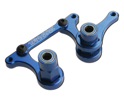 Traxxas Aluminum Steering Bellcrank Set w/Bearings (Blue) 3743A