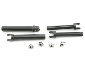 Long Heavy-Duty Half Shafts With Metal U-Joints (Pair)