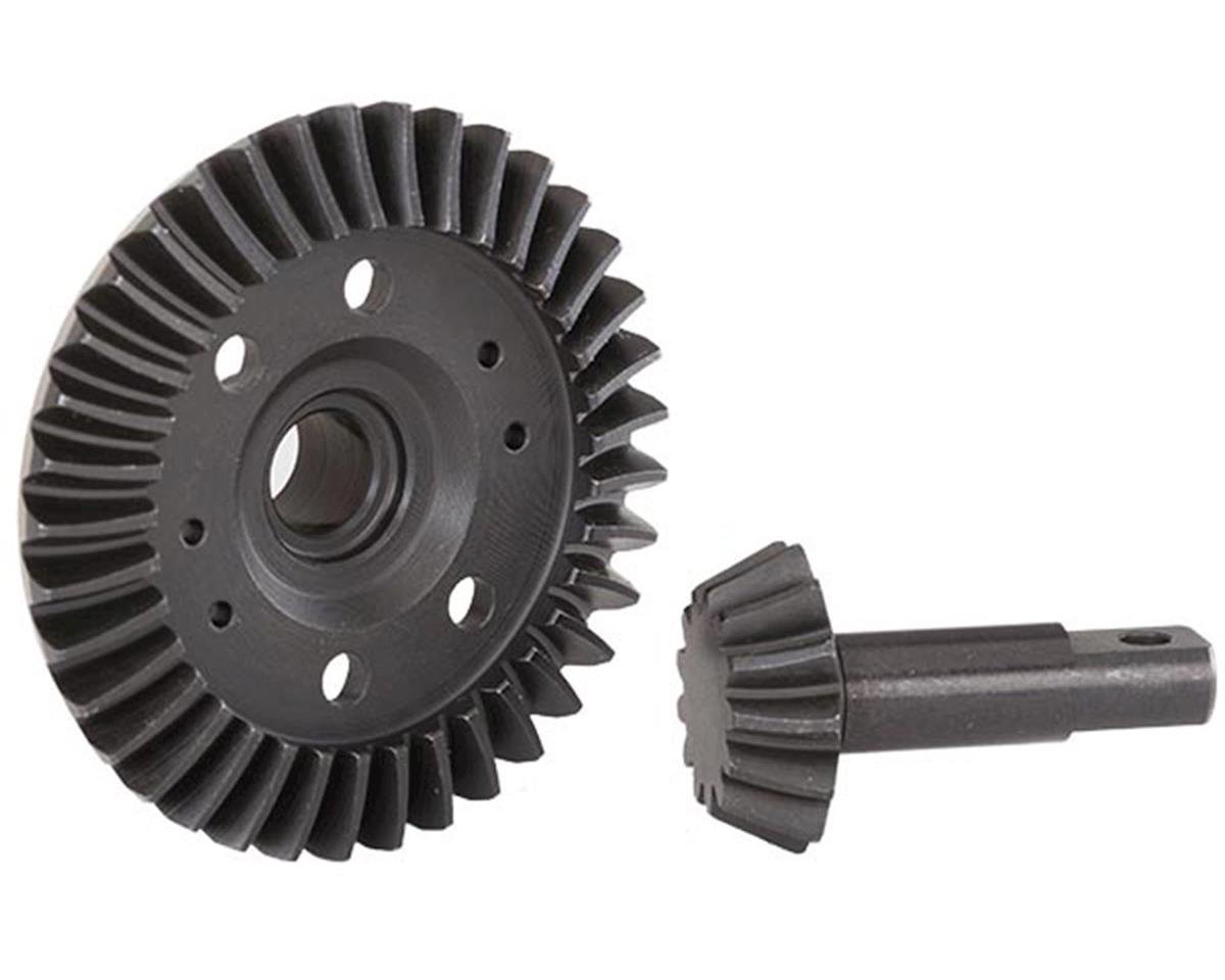 Traxxas Spiral Cut Differential Ring Gear & Pinion Gear Set (Front) 5379R