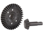 Traxxas Spiral Cut Differential Ring Gear & Pinion Gear Set (Front) 5379R