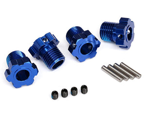 Traxxas 17mm Splined Wheel Hub Hex (Blue) (4) 8654