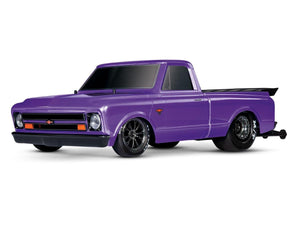 Traxxas Drag Slash 1/10 2WD RTR No Prep Truck w/1967 Chevrolet C10 Body (Purple) 94076-4PRPL