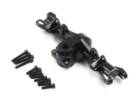 Yeah Racing SCX24 Aluminum Front Axle Housing (Black) YEA-AXSC-065