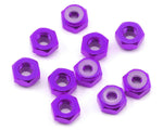 Yeah Racing 4mm Aluminum Lock Nut (10) (Purple) YEA-LN-M4-PP