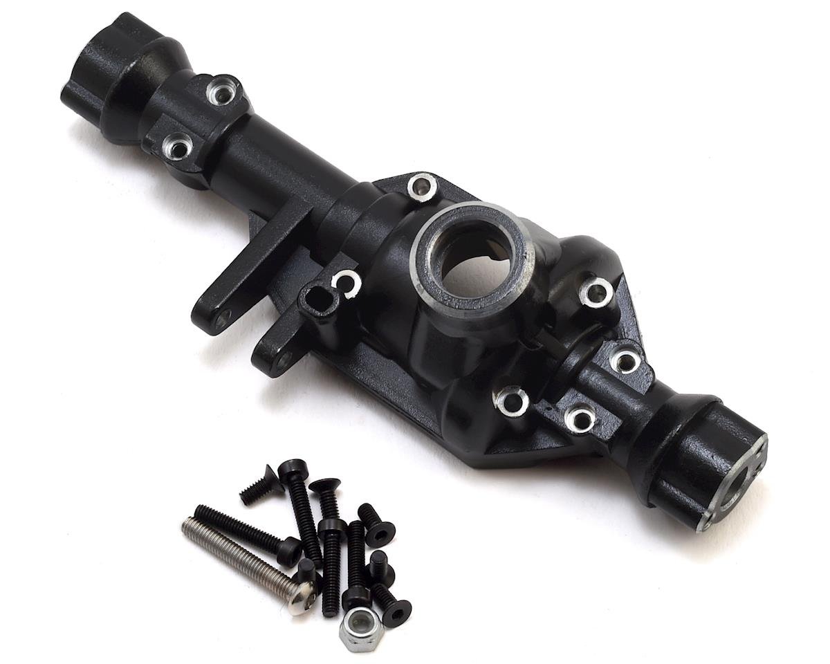 Yeah Racing Traxxas TRX-4 Alloy Front Axle Housing (Black) (Titanium Coated) YEA-TRX4-045BK