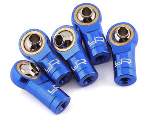 3mm Aluminum Threaded Rod Ends (Blue) (5) (Reverse Thread)