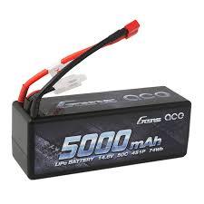14.8V 5000mAh 4S 50C LiPo Battery: Deans