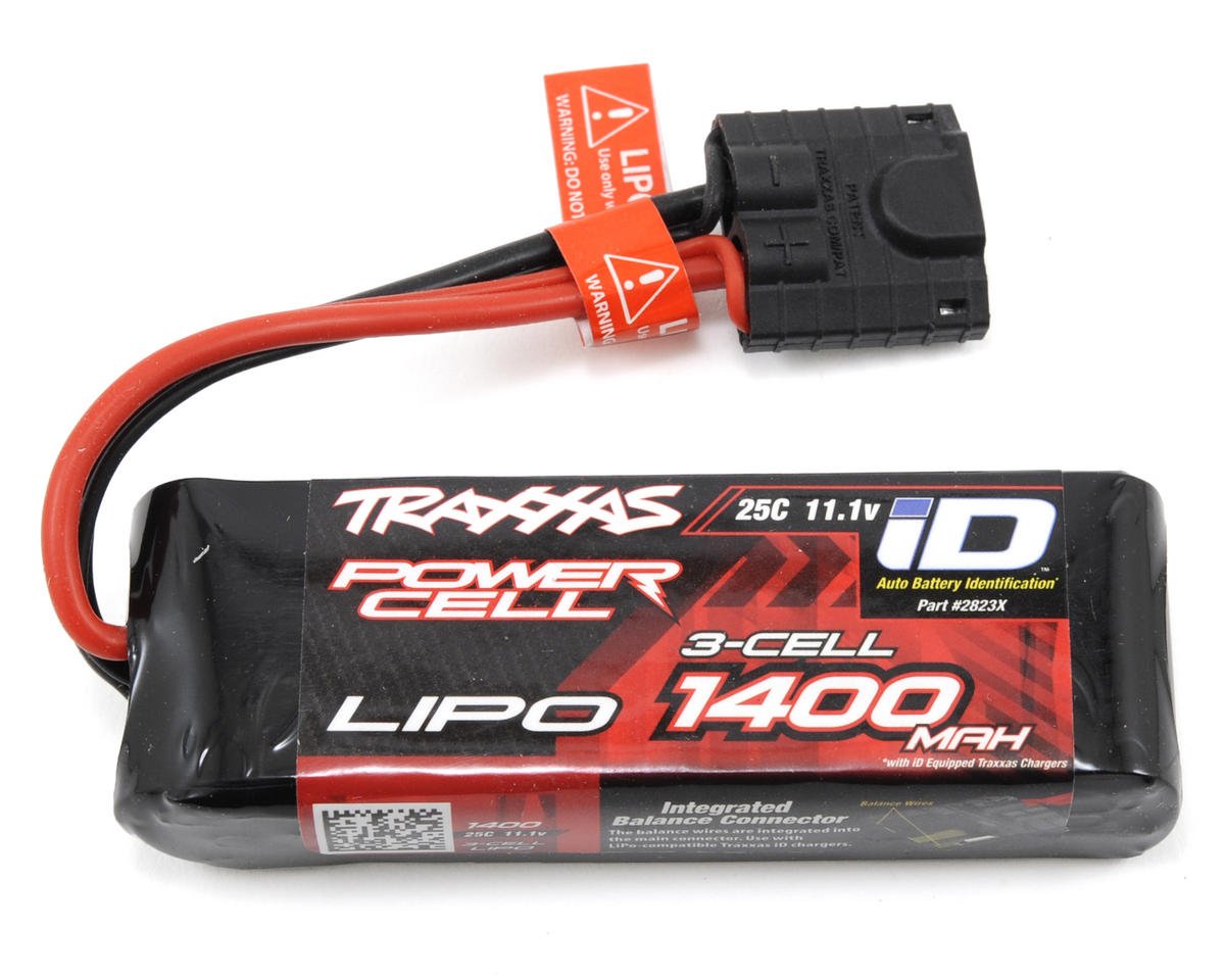 3S "Power Cell" 25C LiPo Battery w/iD Traxxas Connector (11.1V/1400mAh)