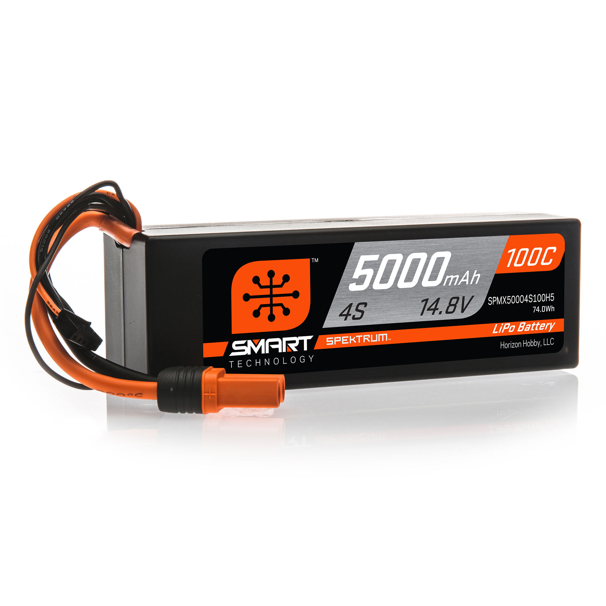 14.8V 5000mAh 4S 100C Smart Hardcase LiPo Battery: IC5 (2 required)